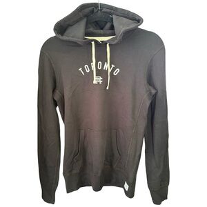 NWT Reigning Champ Black Hoodie with Toronto Design Size XS